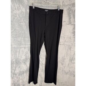 NYDJ Curves 360 Black Straight Leg Dress Pants Trousers Womens Size 6